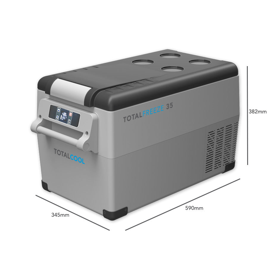 Totalfreeze 35 draagbare compressor koelvriesbox