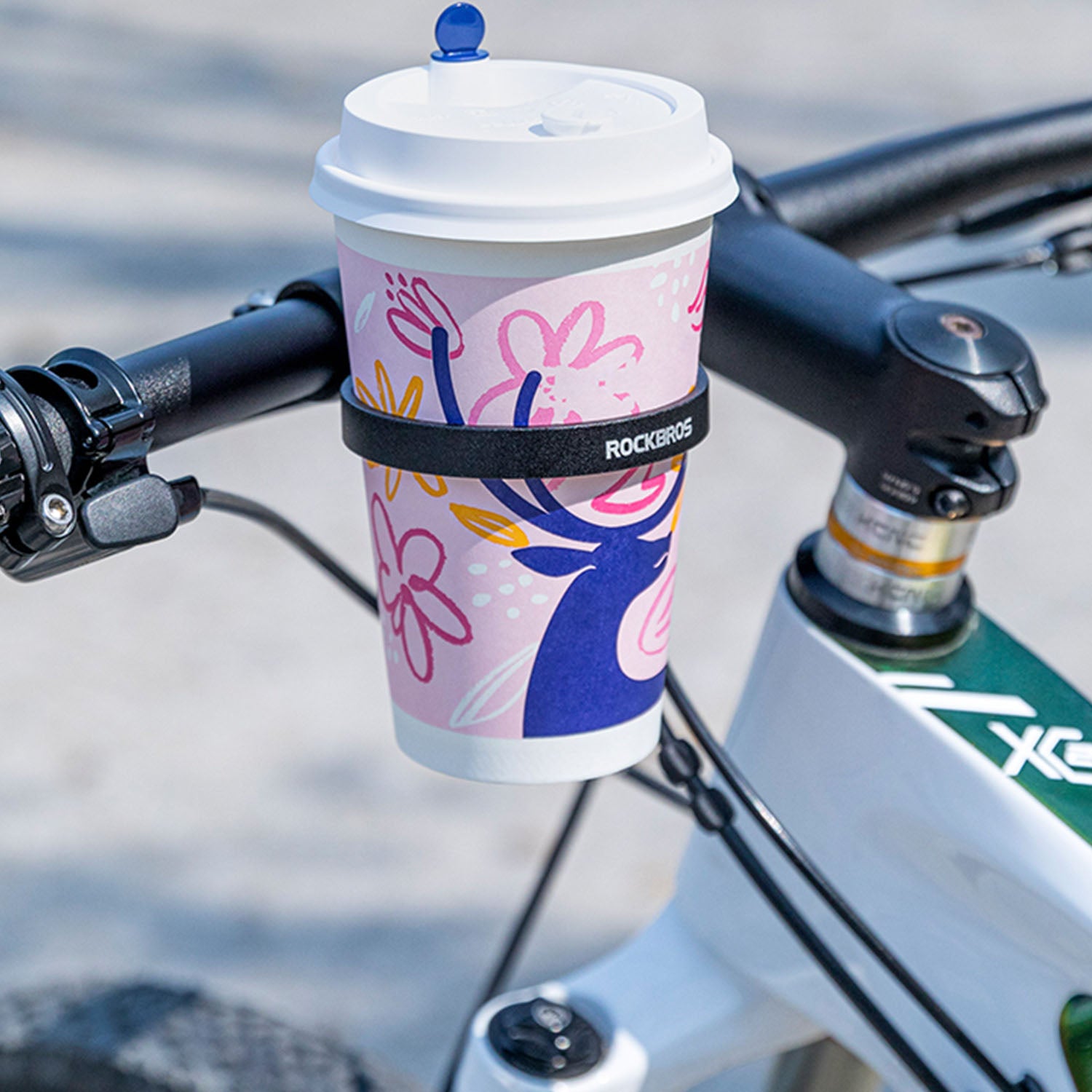 ROCKBROS Aluminium alloy cup holder