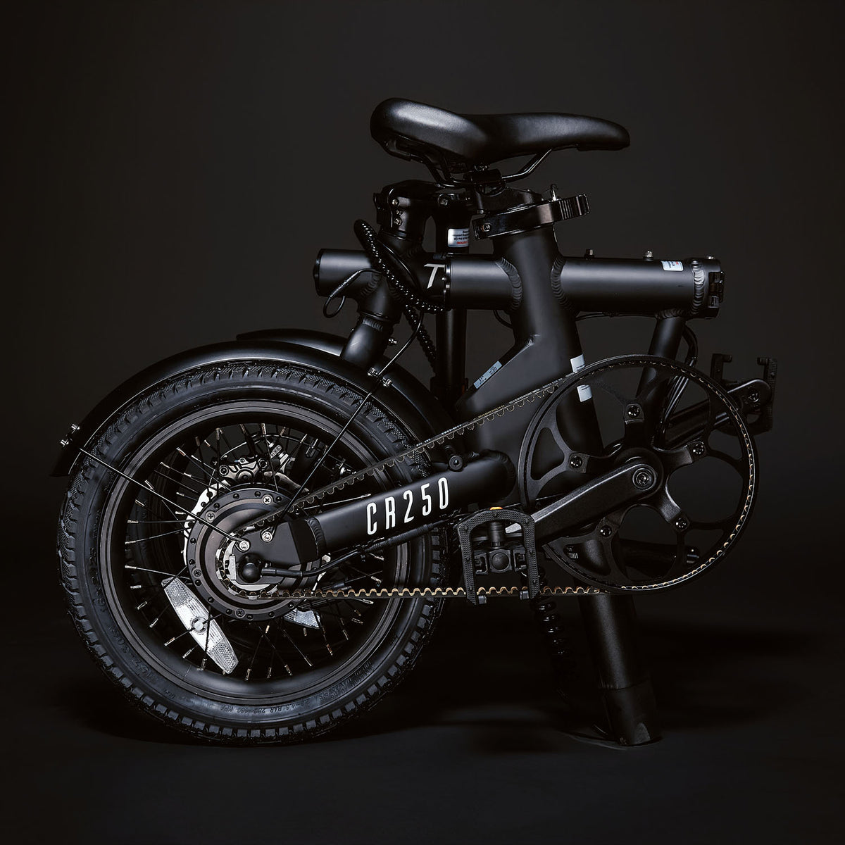 CR250 – Compact Rider Folding Electric Bike - Black