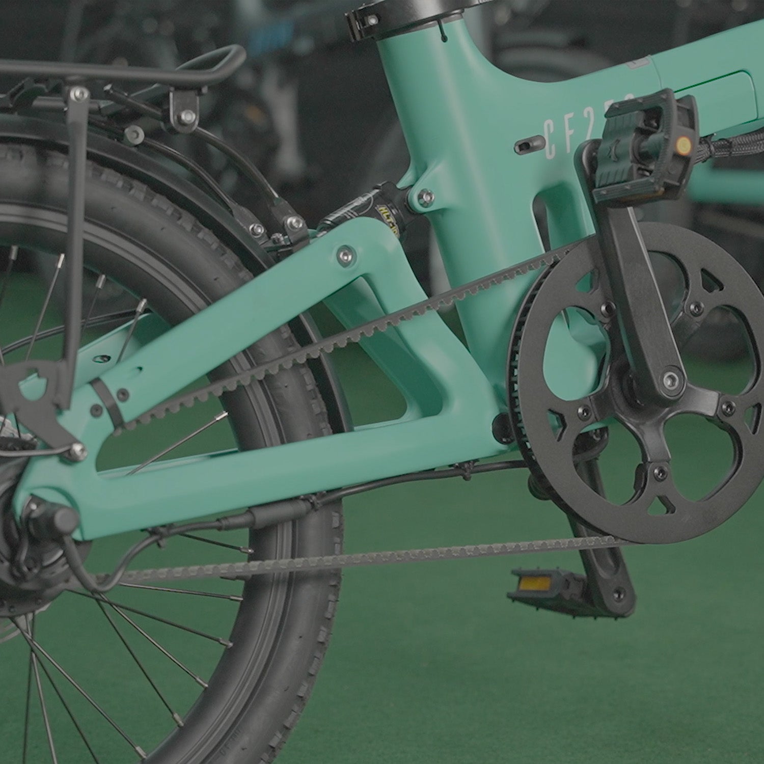 CF250 –  Folding Electric Bike - Turquoise