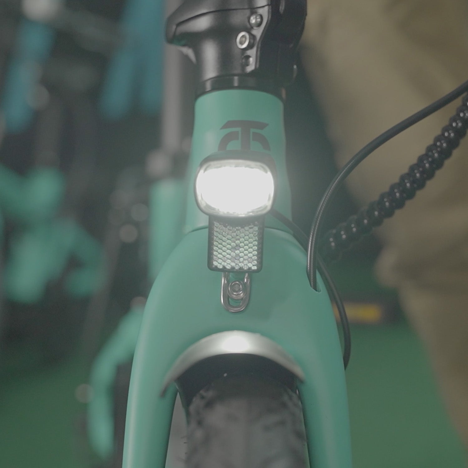 CF250 –  Folding Electric Bike - Turquoise