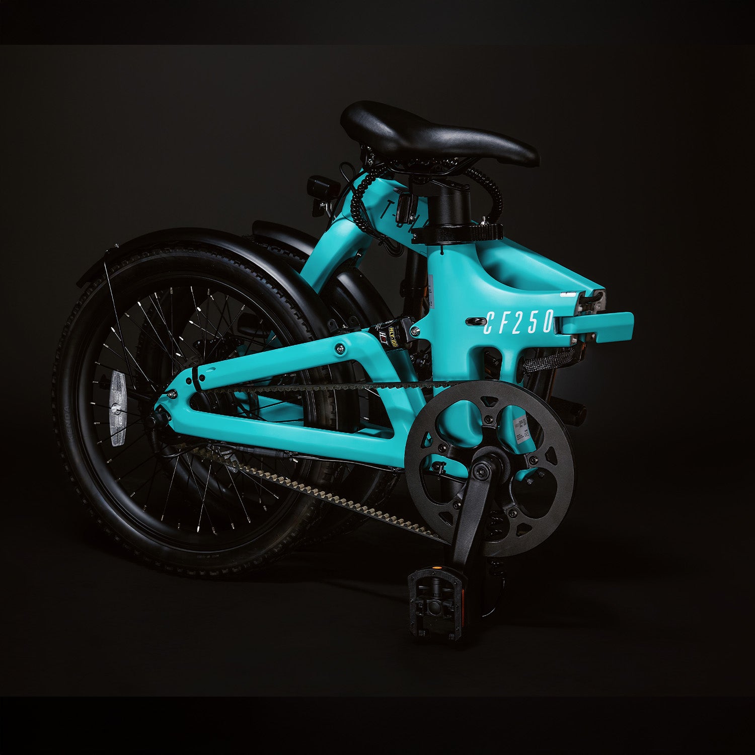 CF250 –  Folding Electric Bike - Turquoise