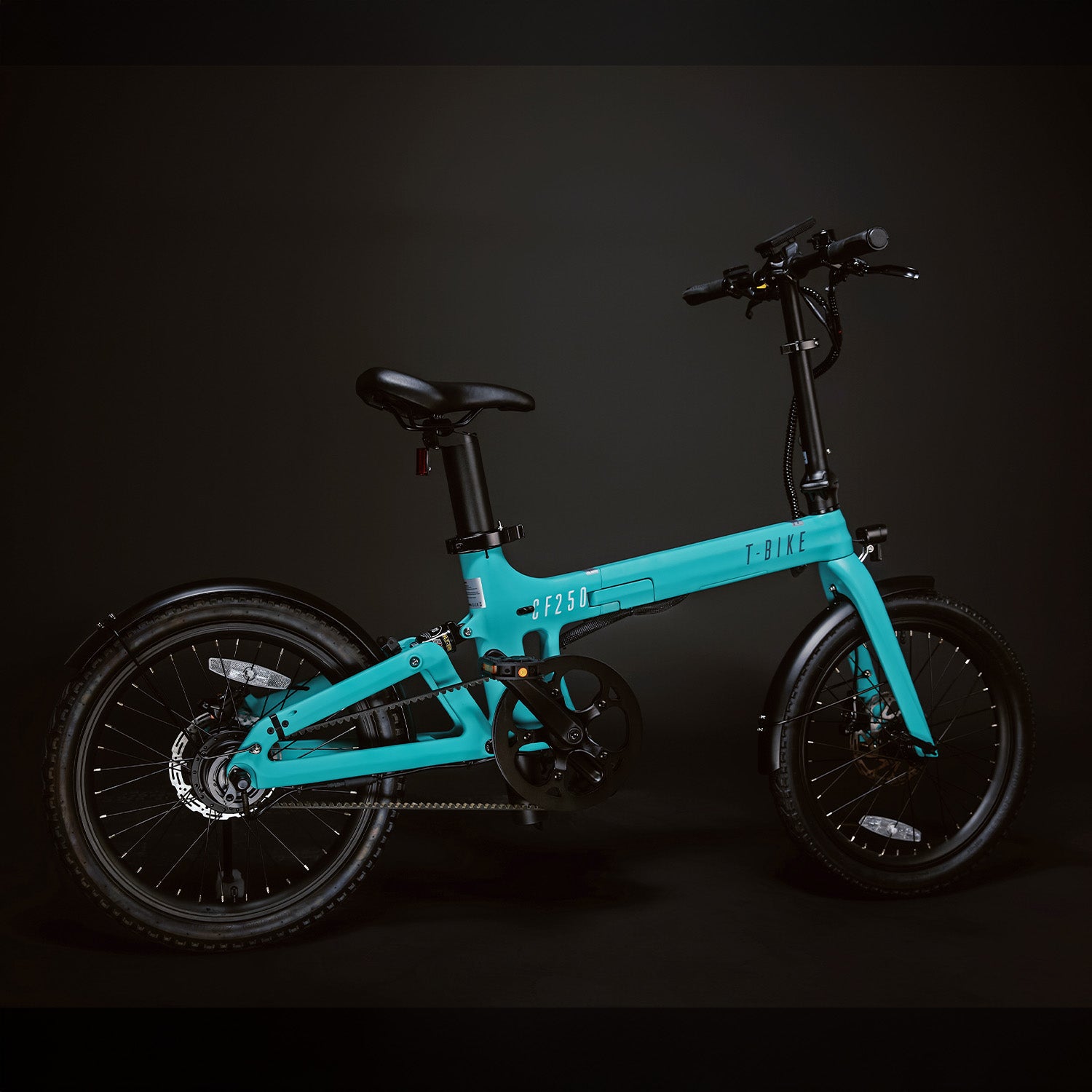 CF250 –  Folding Electric Bike - Turquoise